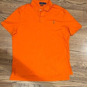 Polo by Ralph Lauren Men's Orange Polo Shirt XL